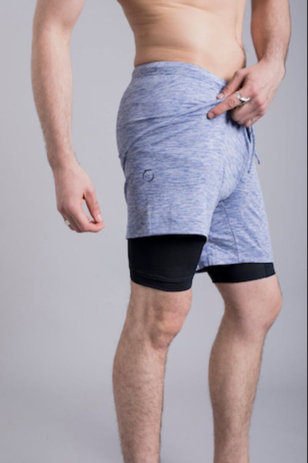 mens yoga shorts with liner