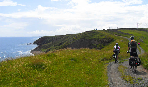 Coast route England and Scotland for family ride 
