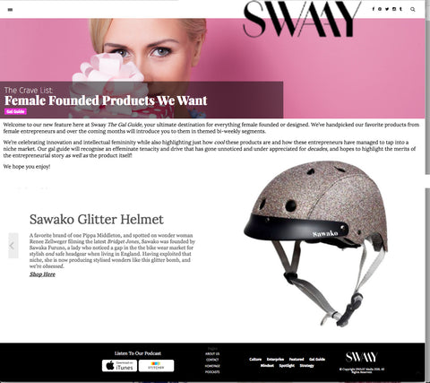 sawako sparkle helmet in swaay gift guide