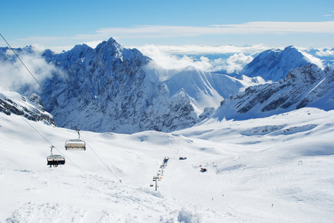 Zugspitze Germany ski slopes