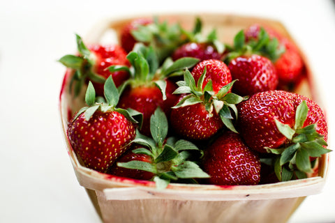 strawberry in season fresh spring flavour 