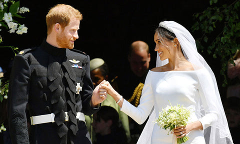 British Royal wedding of stylish Prince Harry and Meghan Markle 