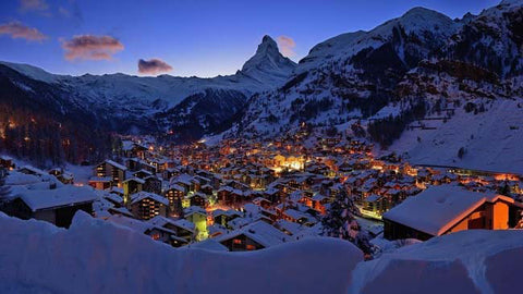 Zermatt night scene