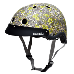 floral bike helmet