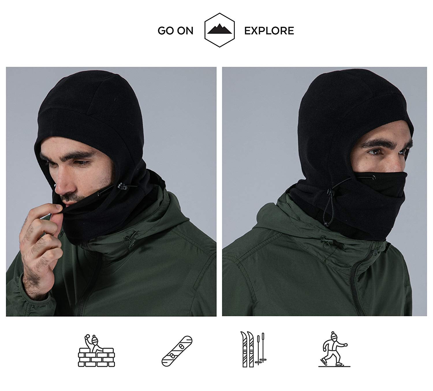 Balaclava - Heavyweight Fleece Hood – Tough Outfitters