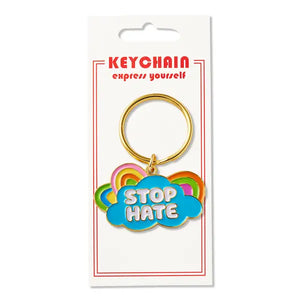 Stop Hate Rainbow Keychain - Illinois Holocaust Museum & Education Center