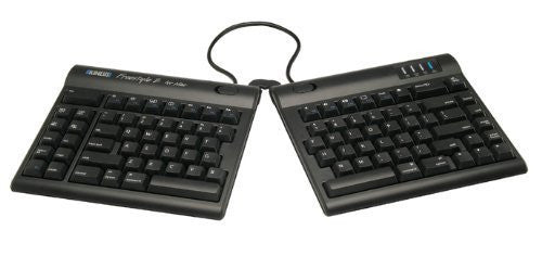 kinesis freestyle2 blue wireless ergonomic keyboard for mac