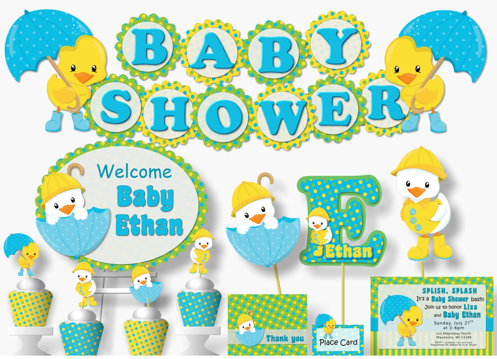 Rubber Duck Baby Shower Decorations or Birthday Party ...