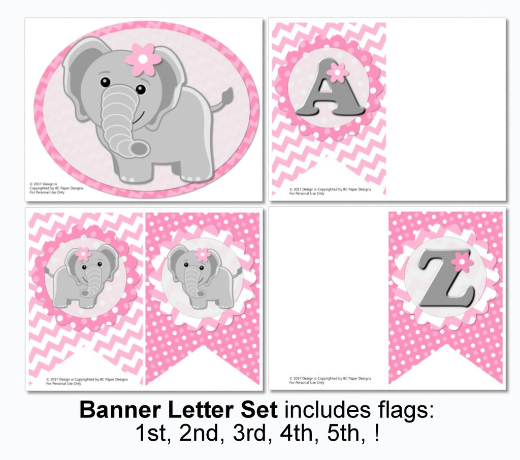 Shower Baby Free Printable Elephant Baby Shower Decorations