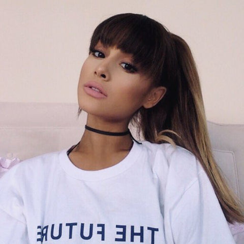 Ariana Grande Ponytail and Bangs Hair | FoxyBae