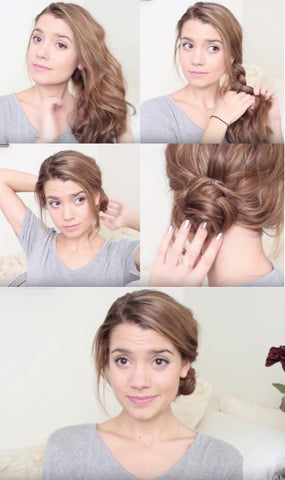 Easy Hairstyle: Side Bun Steps | FoxyBae