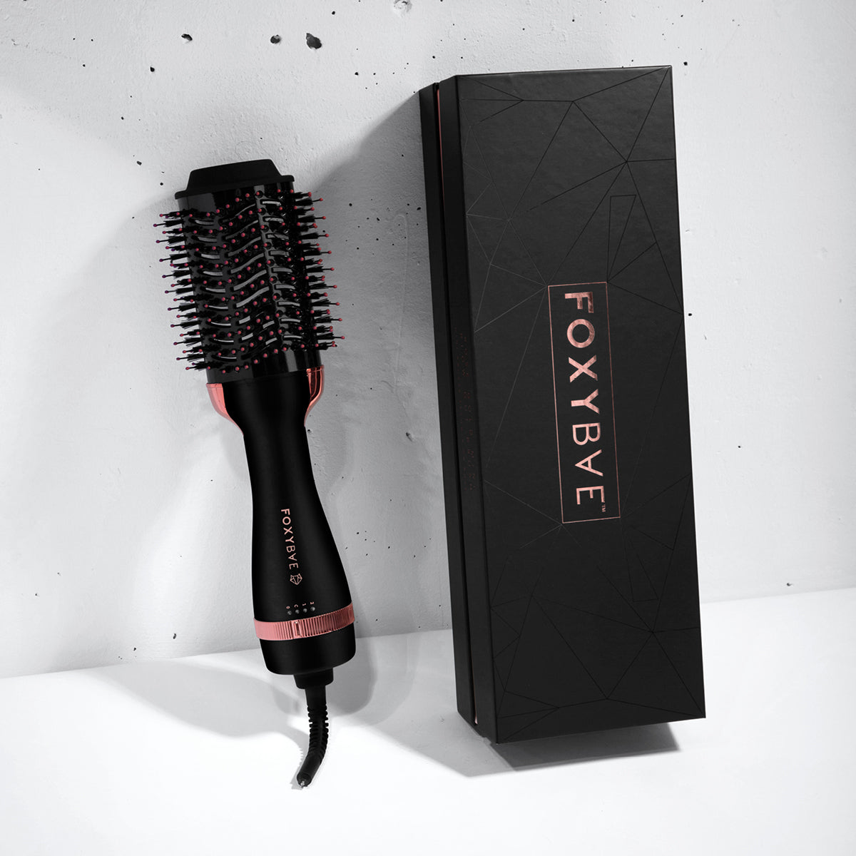 ROSE GOLD BLOWOUT DRYER BRUSH PRO – FOXYBAE.COM