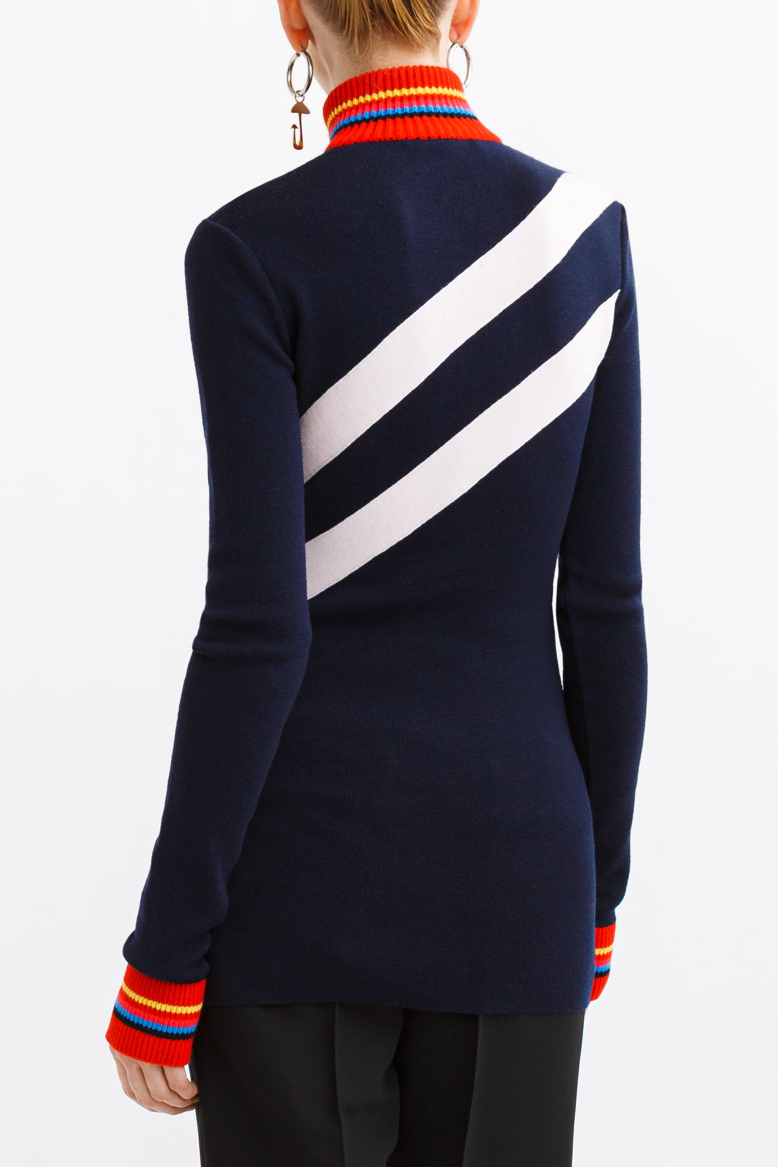 Cycling Sweater  with Stripes Marina Moscone