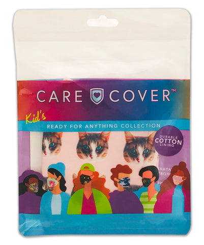 NEW! Cats Kids Care Cover Face Mask