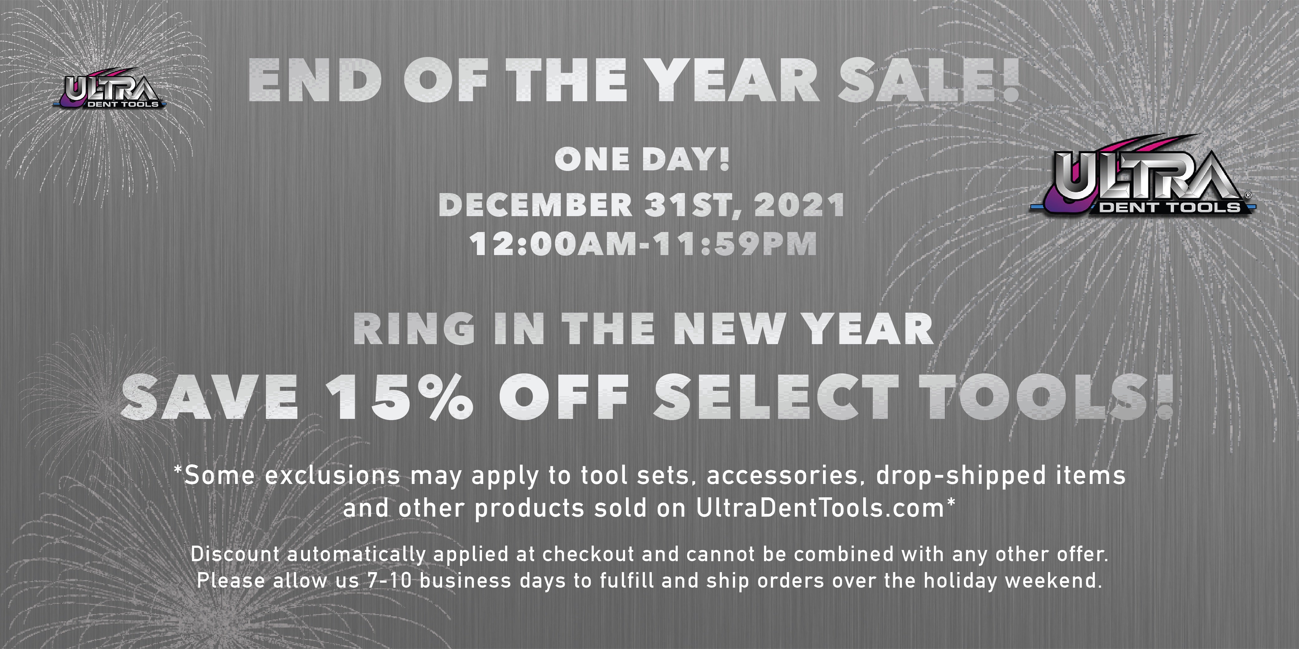 End of the year SALE!