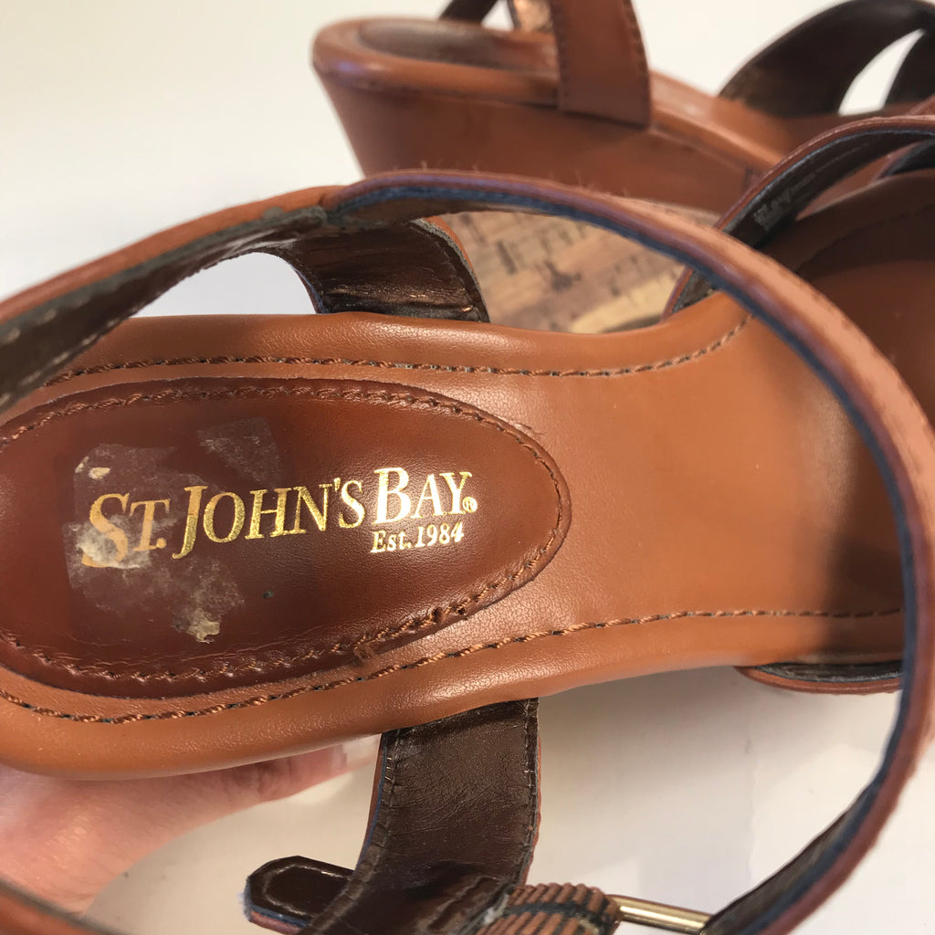 st john's bay wedge sandals