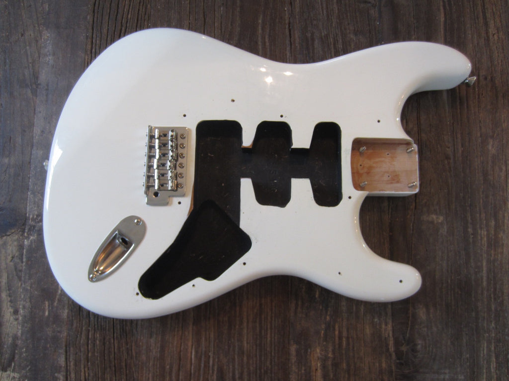 2011 Squier by Fender Classic Vibe Body | Olympic White, HSS, + Hardwa