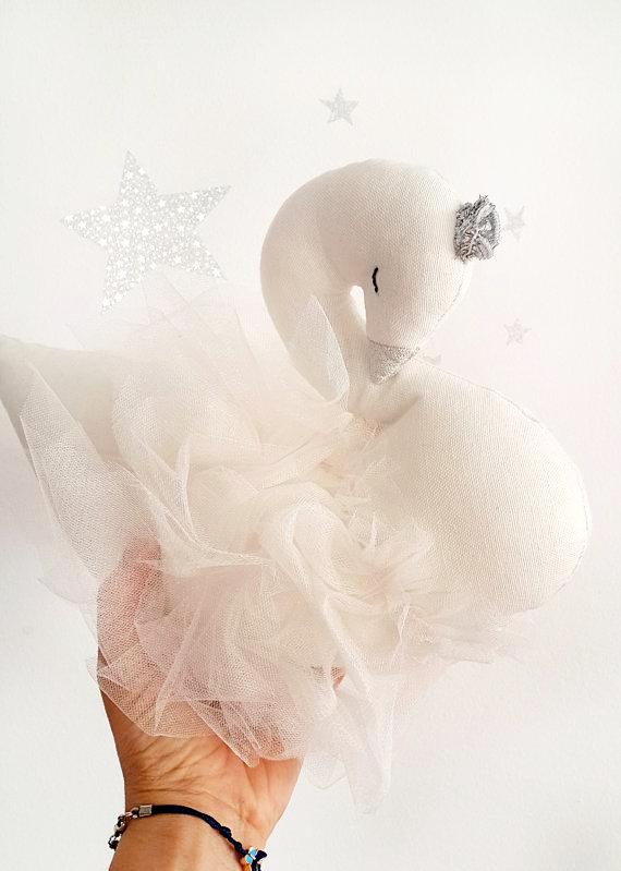 stuffed swans
