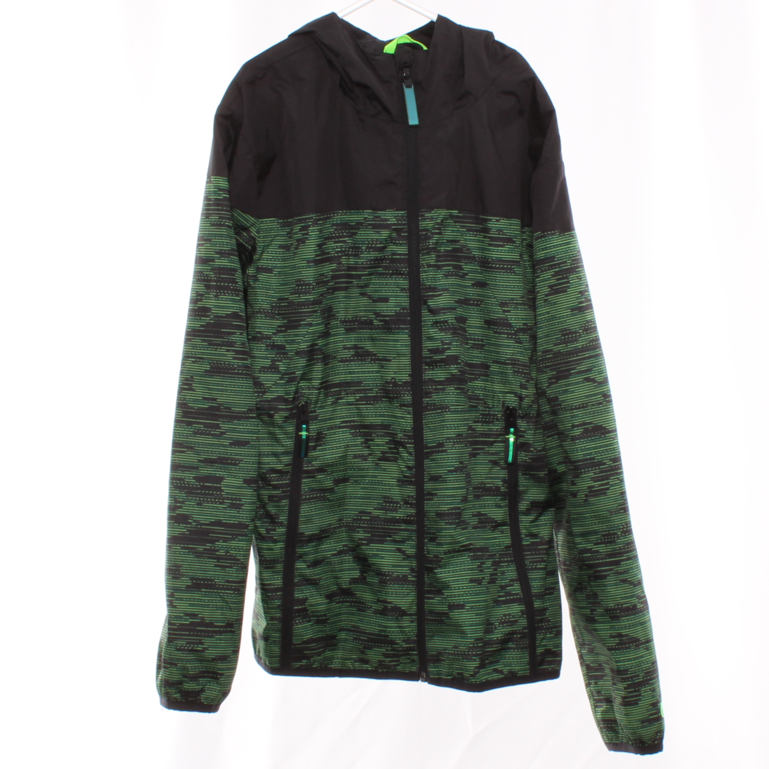 green champion zip up