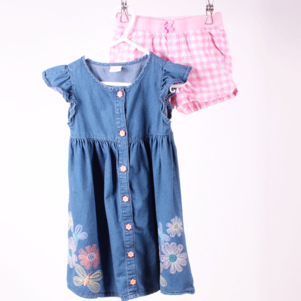 gymboree denim dress