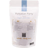 Back of Punjaban Party loose leaf tea blend bag. Great for brewing with stovetop method or steeping method. Shop Online.