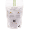 Back of Chai Tonic loose leaf tea blend bag. Great for brewing with stovetop method or steeping method.  Shop Online. 