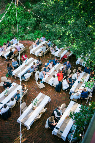 Fairfield House courtyard reception