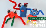 Play Dough Monster Activity for Kids Travel