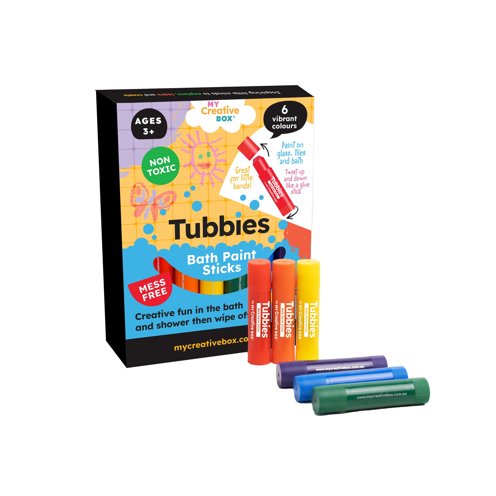 Oil Pastels, Non Toxic Set of 8, Colourful Fun for Kids