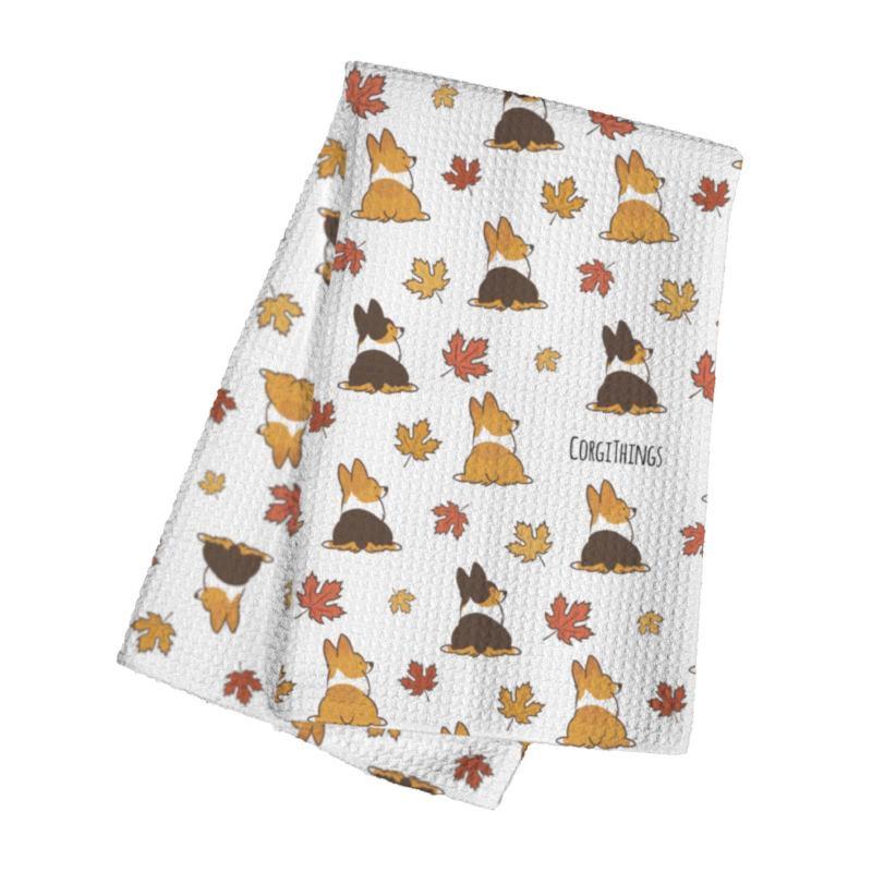 autumn kitchen towels