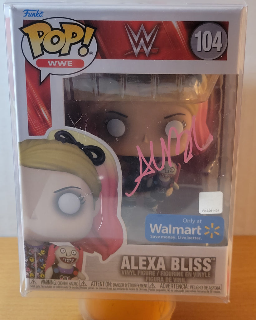 高級品市場 Funko アレクサ・ブリス WWE Bliss POP サイン入り WWE www