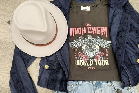 Vintage T Shirt with Jacket and Hat