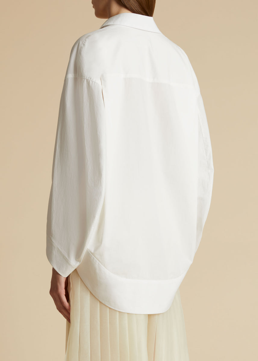 The Melan Top in White– KHAITE