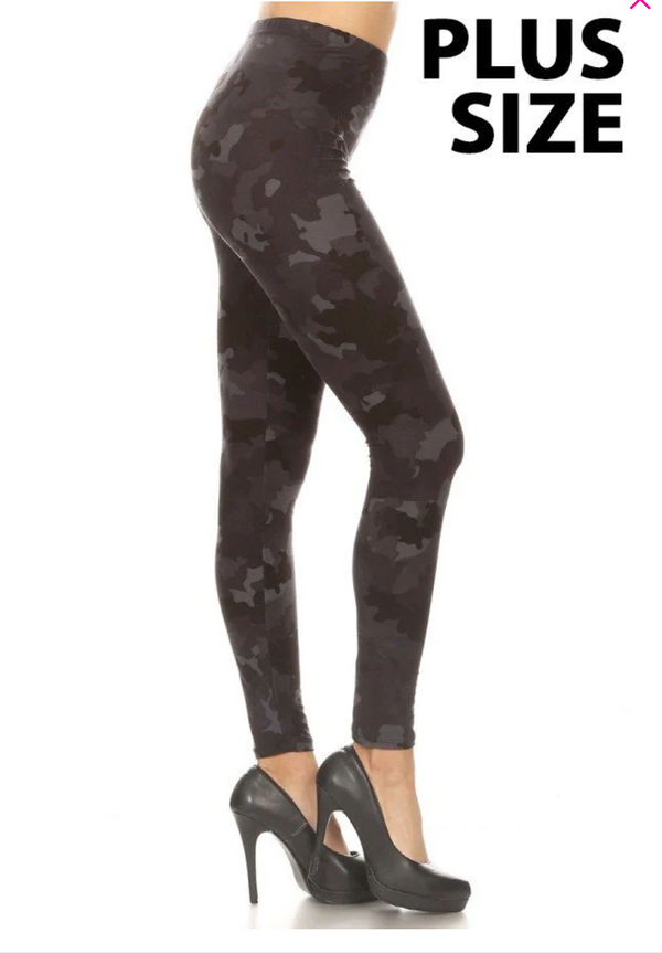 SPANX® Plus Size Camouflage Leggings