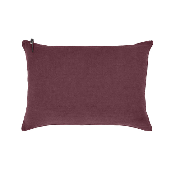 Funda Almohada 60x40 Algodón Reforzado (Pack de 2) - Burdeos - Tela Ap