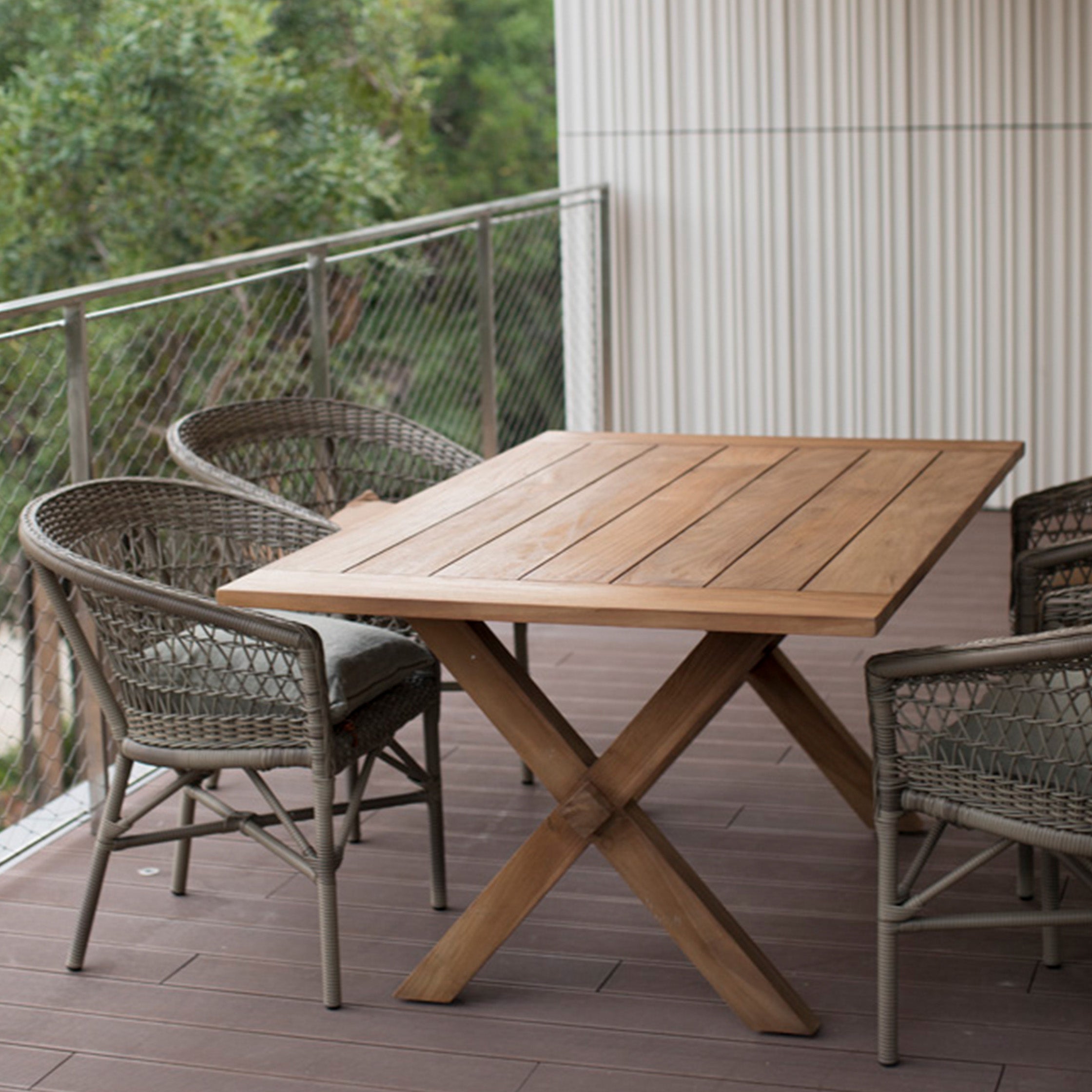 Mesa exterior · Madera de Teca