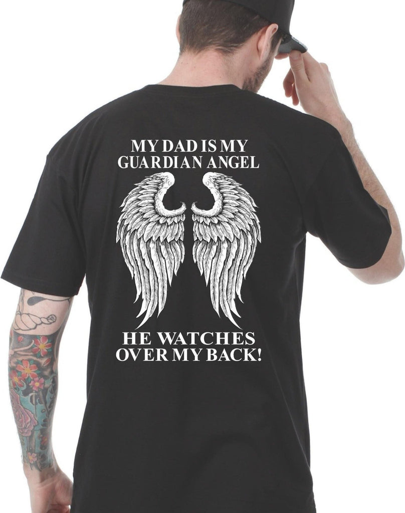 my dad is my guardian angel shirt