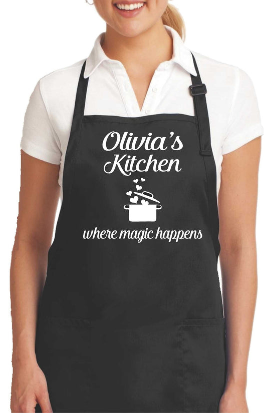 Halloween Kitchen Apron, Cooking Aprons Women, Funny Kitchen Apron