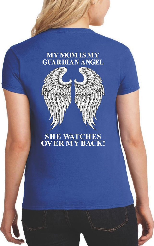 my mom is my guardian angel shirt