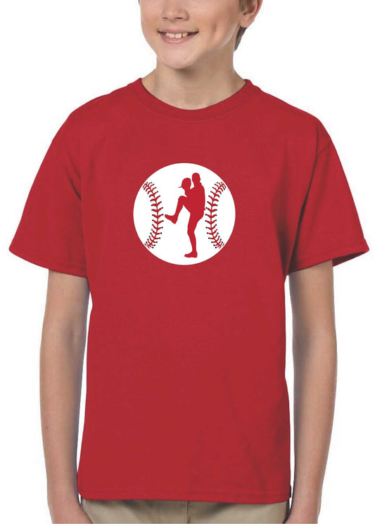 Boys Short Sleeve Baseball Graphic Tee