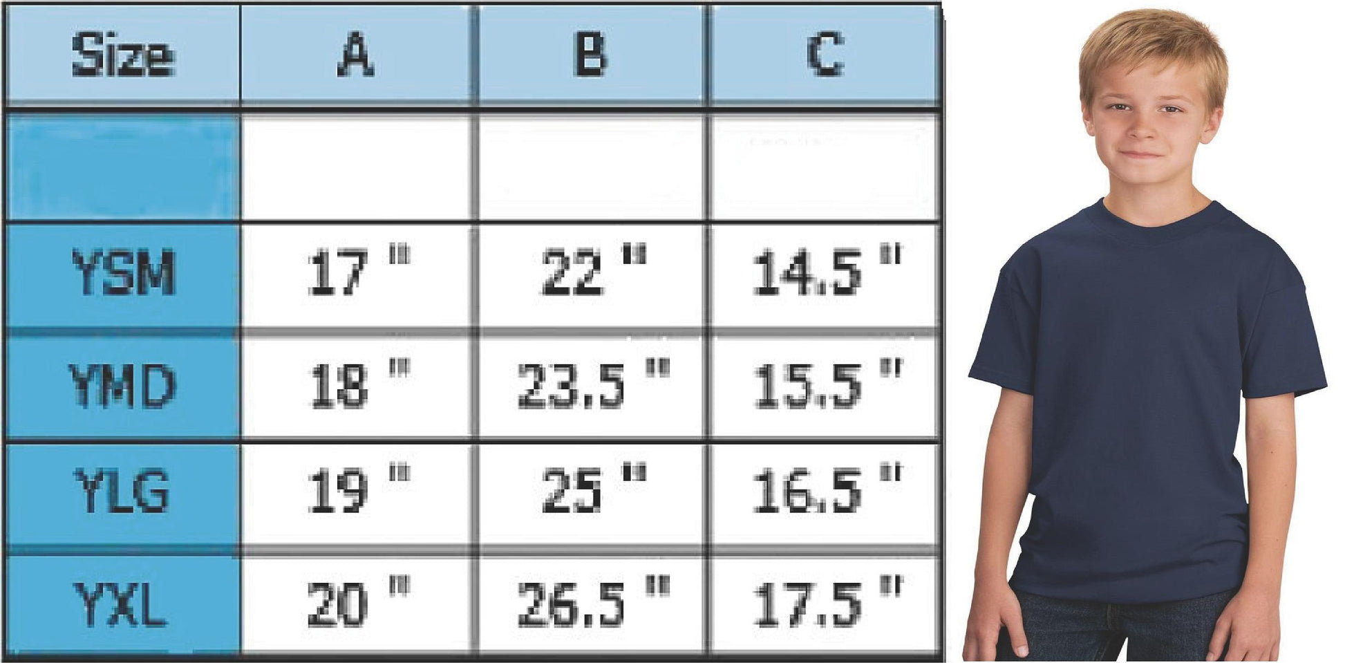 Size Chart For Boy Shirt | sites.unimi.it