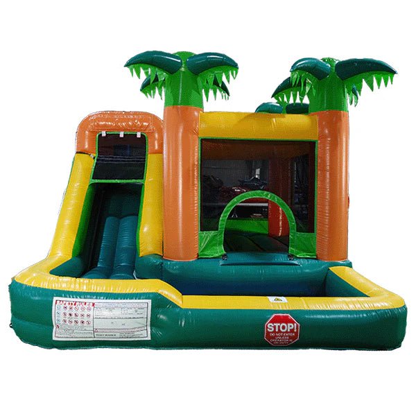 Eagle Bounce Palm Tree Combo Bouncer & Slide