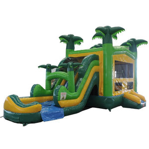 Eagle Bounce 13ft Green Combo Wet n DryCommercial Bouncer - The Outdoor Play Store - Inflatable Bouncers