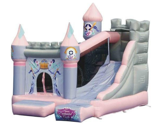 kidwise princess enchanted castle themed bounce house