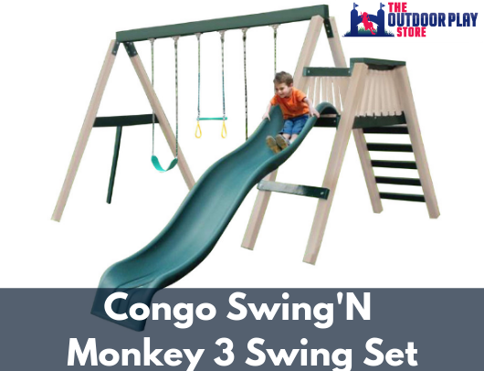 congo swing'n monkey 3 swing sets for sale