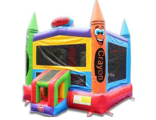 14'x14' commercial grade crayon bounce house