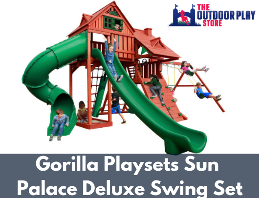 Sun Palace Deluxe Swing Set For Sale