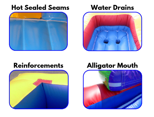 materials of 14 feet commercial jumping castle