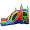 Image of Rainbow Castle Commercial Bounce House Package