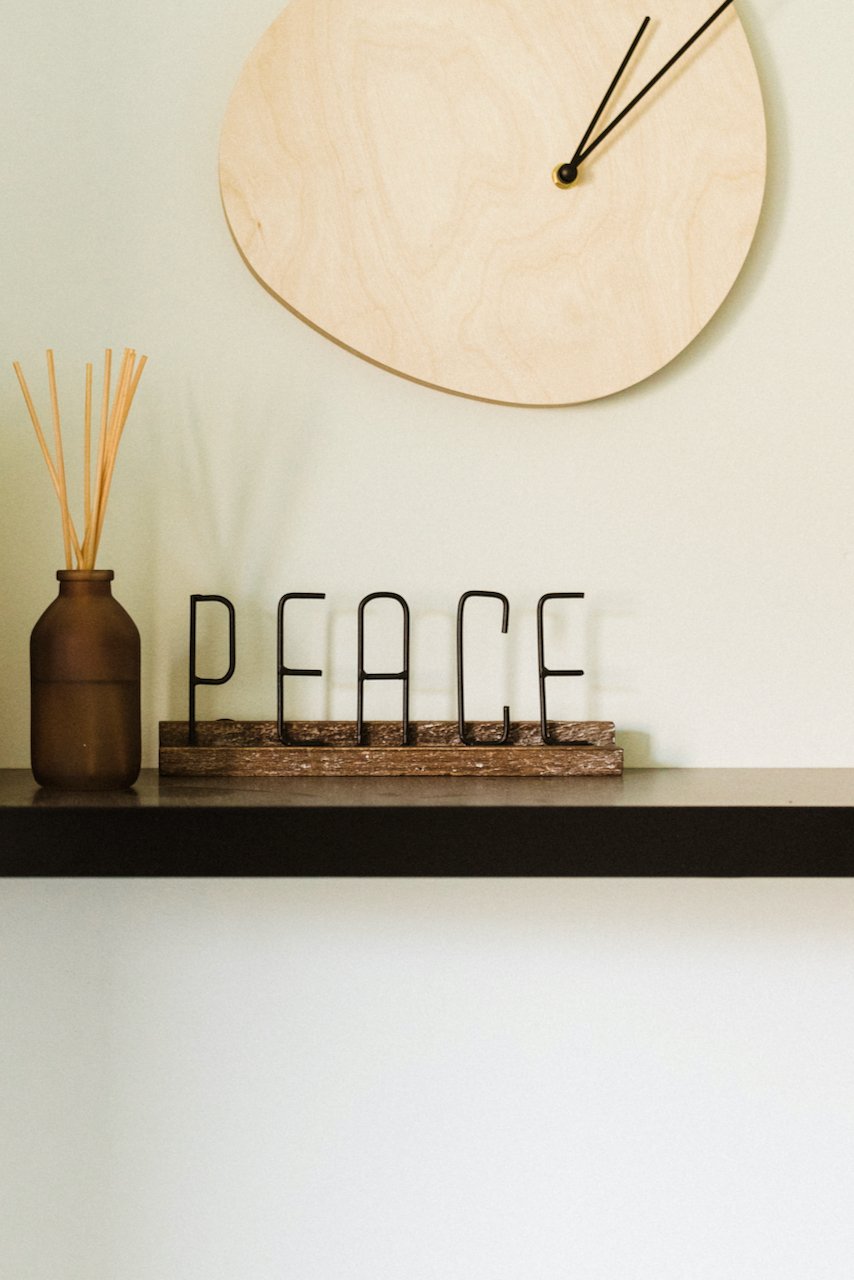 Peace Metal Mantel Decor - Rettel Co product image